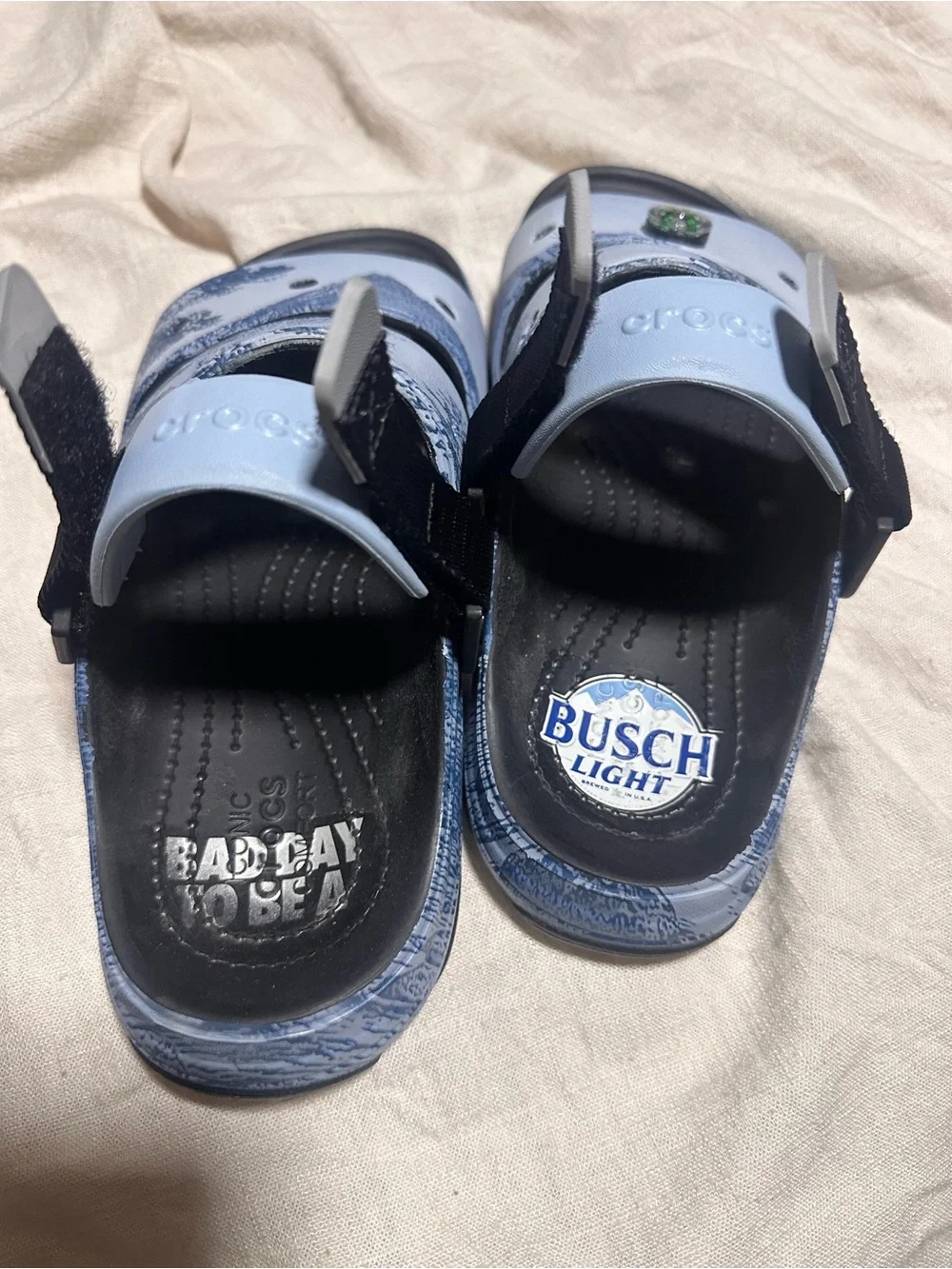 Busch light crocs